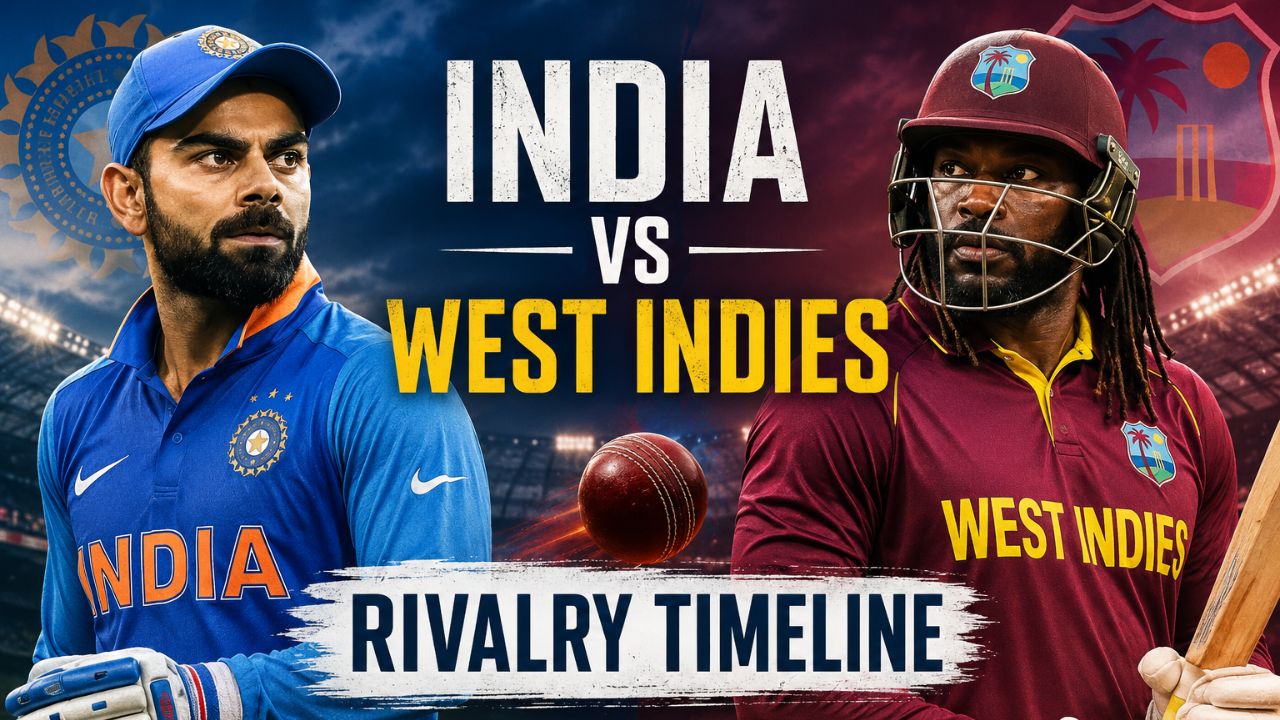 India National Cricket Team vs West Indies Cricket Team Timeline: Complete History, Head-to-Head Records, Memorable Matches & Rivalry